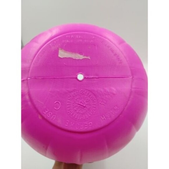 General Foam Pink Blow Mold Pumpkin Jack-O-Lantern Candy Treat Bucket Pa… - Picture 9 of 9